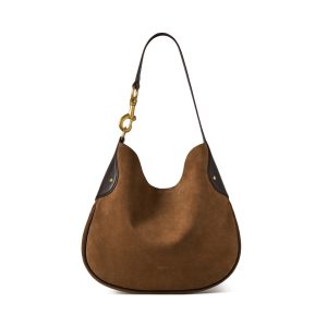 Hackney Shoulder Bag Vintage Oak Suede, £1195