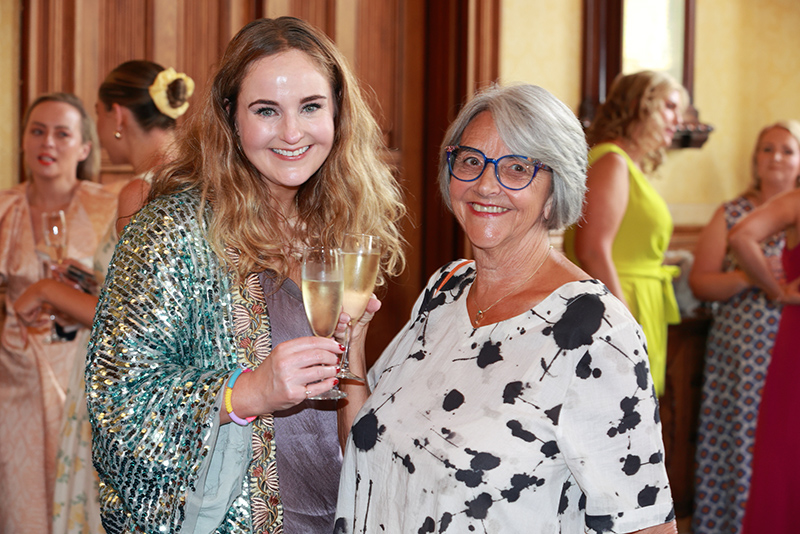 Award finalist Claire Loftus (Evolve) and Heather Mills