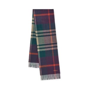 Small check merino wool scarf, £145
