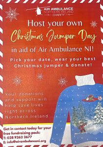 Air Ambulance NI visits Ulster Tatler Media Group